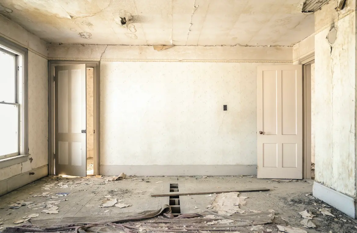 Waste disposal crew managing a cleanout project in Heber